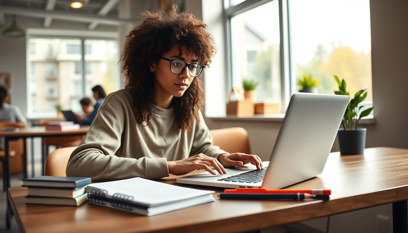 Students working in research laboratory
